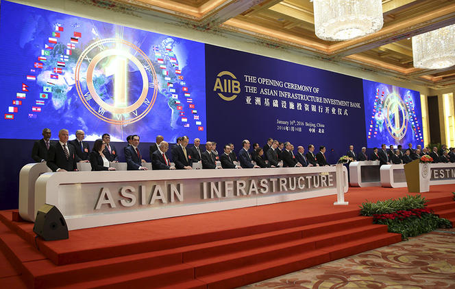 Lancement de la banque asiatqiue d'investissement AIIB