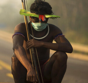 BRAZIL: INDIGENOUS PEOPLE DAWN OCCUPYING HIGHWAY IN PROTEST